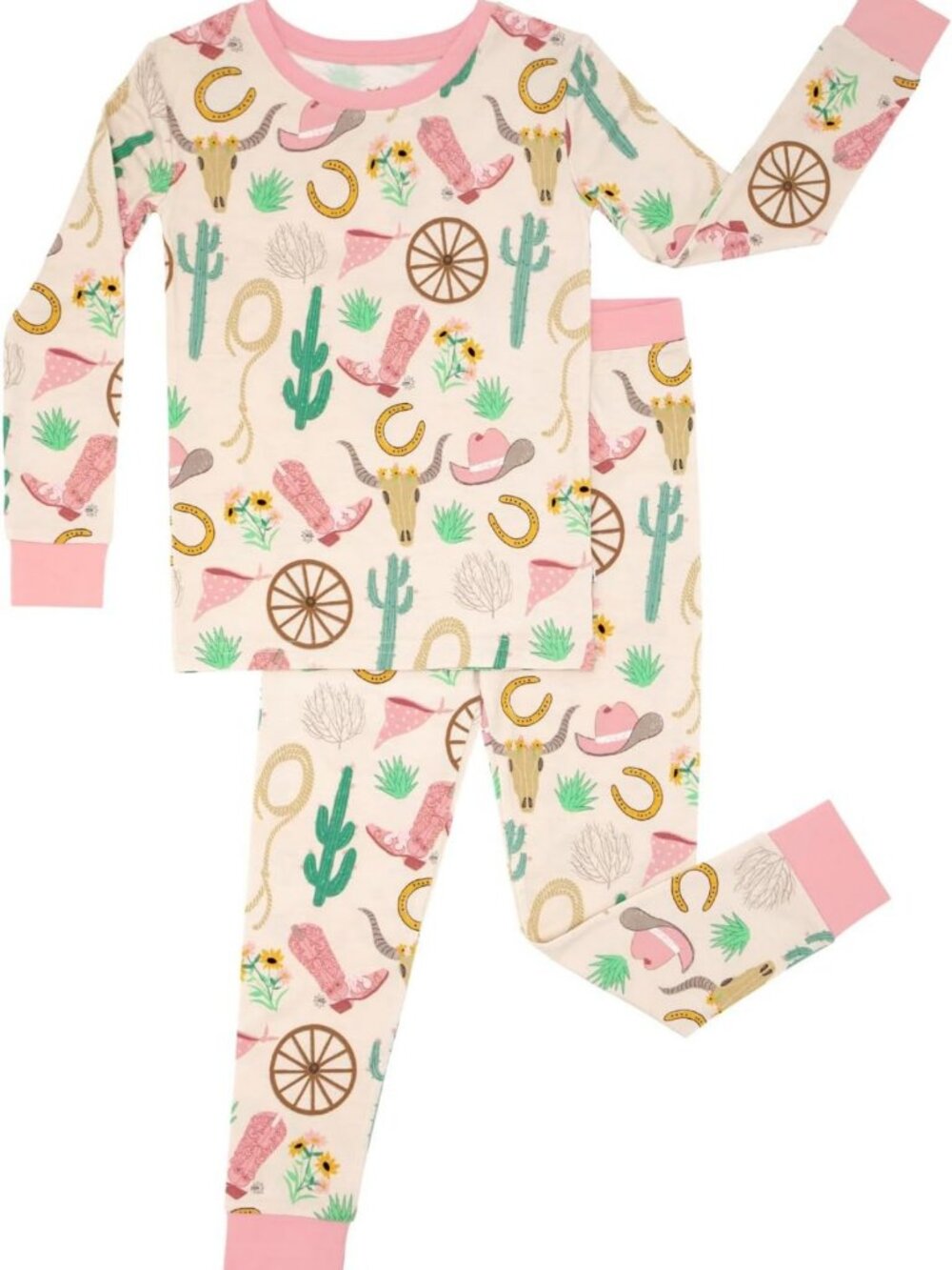 Cozy Bamboo Viscose Two-Piece Pajama Set for Toddlers | Soft Kids PJs